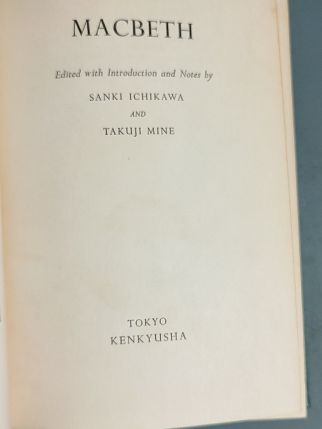 莎士比亚作品系列 - MACBETH