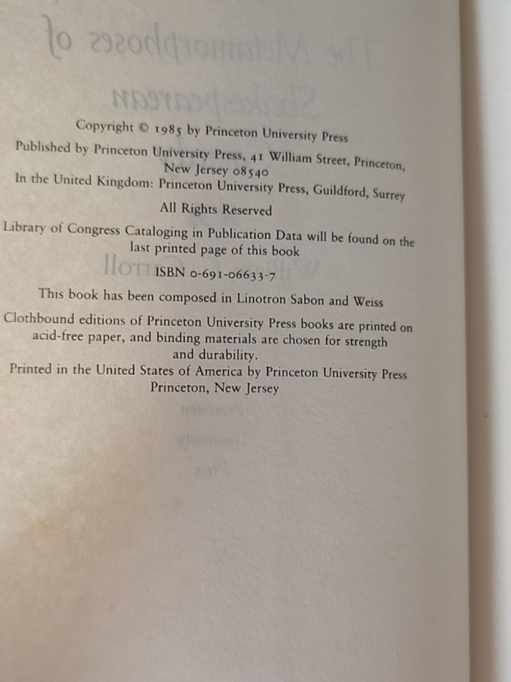 莎士比亚作品系列 - The Metamorphoses of Shakespearean Comedy