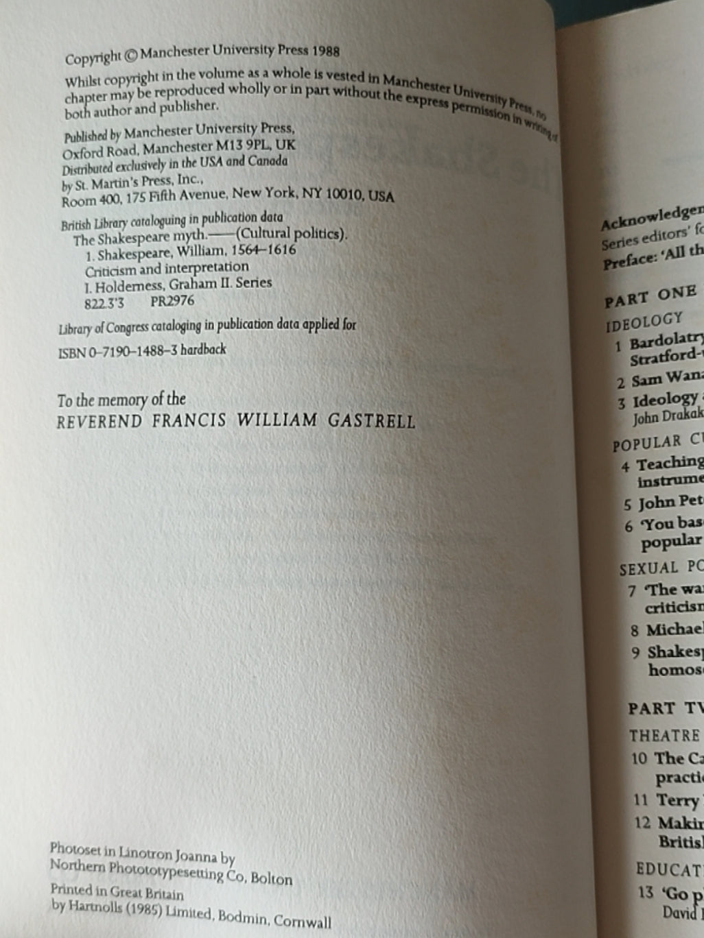 莎士比亚作品系列 - The Shakespeare Myth