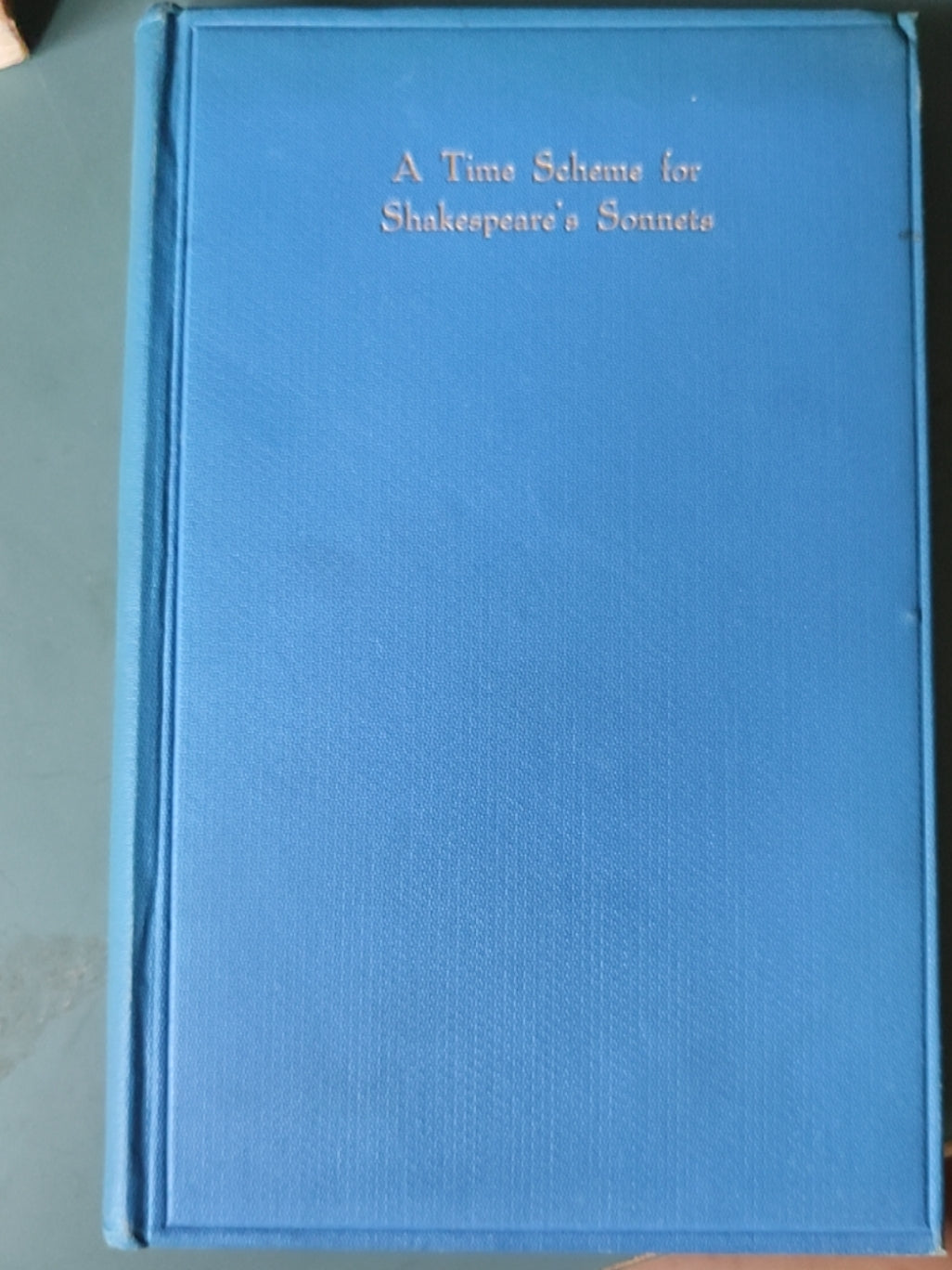 莎士比亚作品系列 - A Time Scheme for Shakespeare's Sonnets