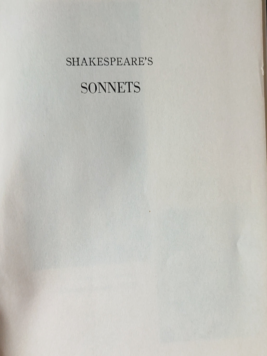 莎士比亚作品系列 - Shakespeare's Sonnets