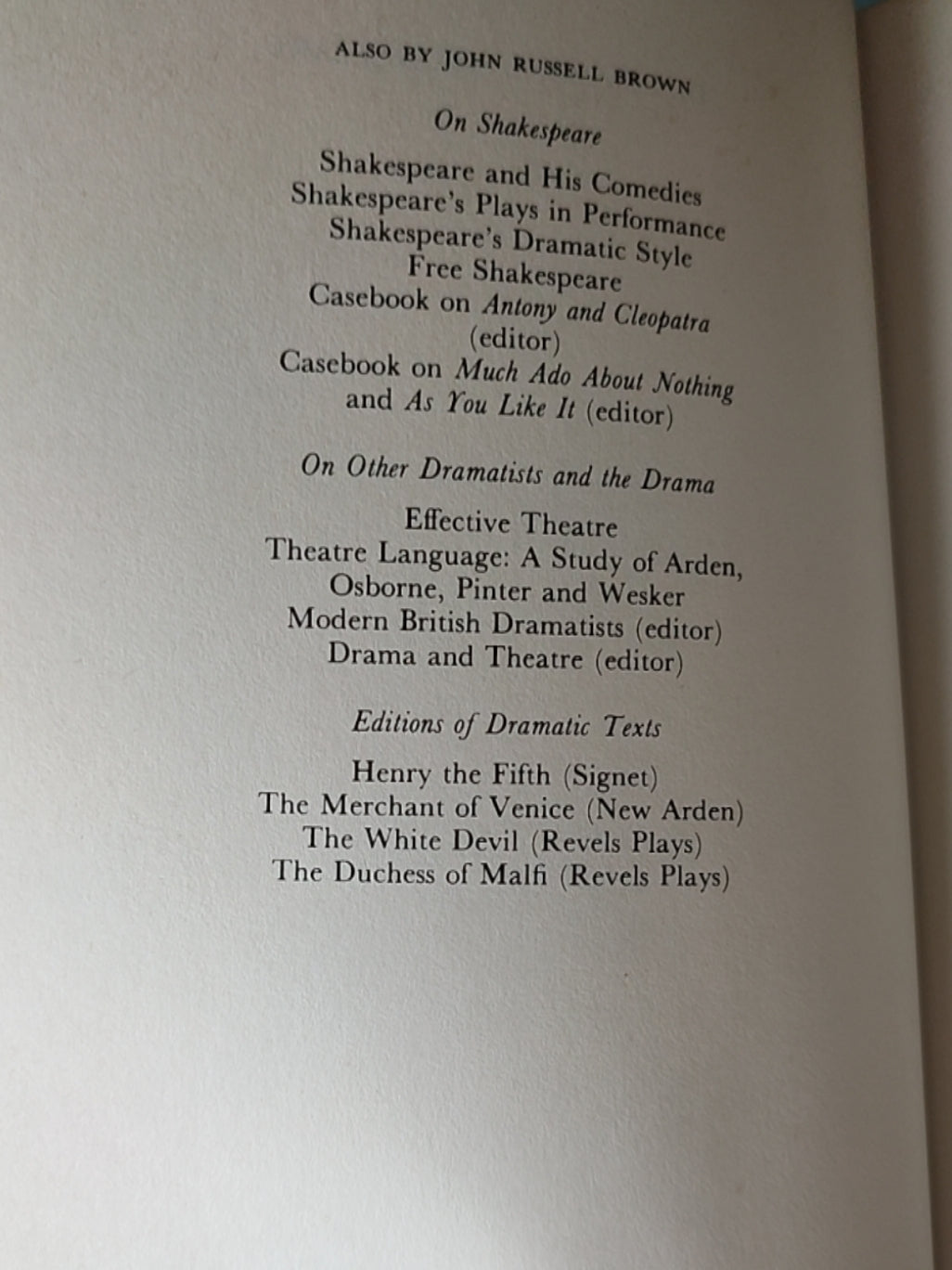 莎士比亚作品系列 - Discovering Shakespeare: A New Guide to the Plays