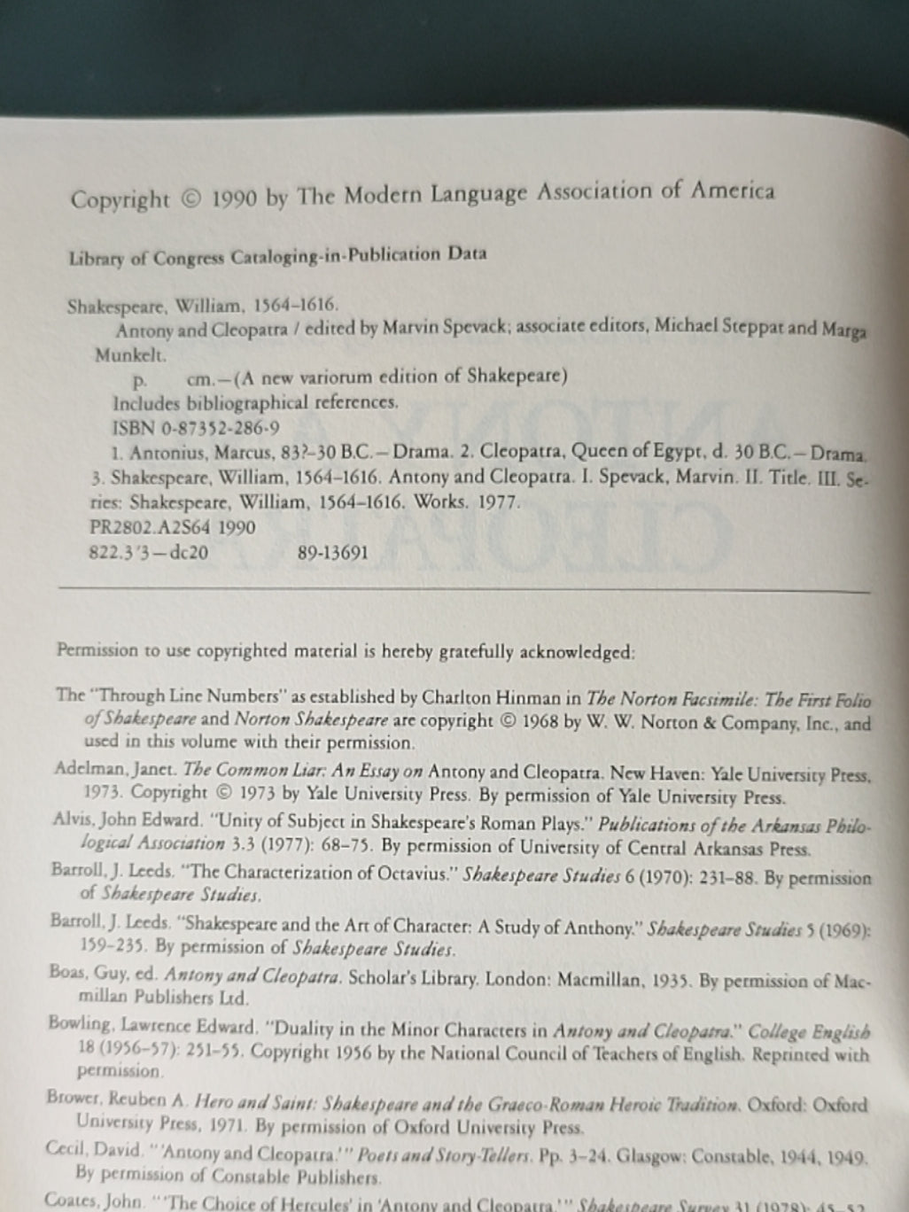 莎士比亚作品系列 - Antony and Cleopatra