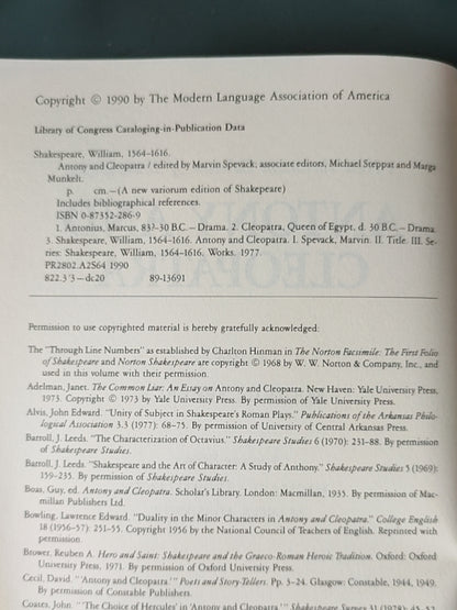 莎士比亚作品系列 - Antony and Cleopatra