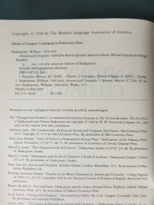 莎士比亚作品系列 - Antony and Cleopatra