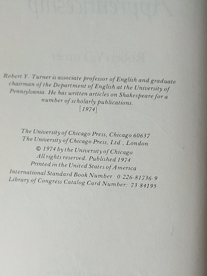 莎士比亚作品系列 - Shakespeare's Apprenticeship