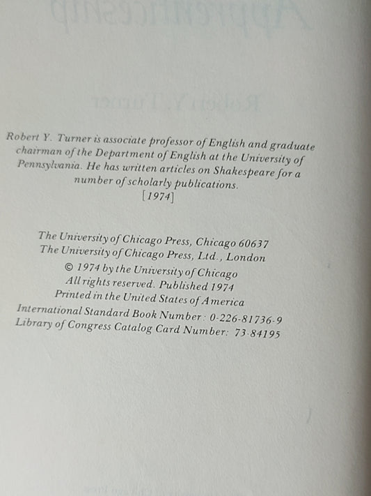 莎士比亚作品系列 - Shakespeare's Apprenticeship