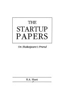 莎士比亚作品系列 - The Startup Papers